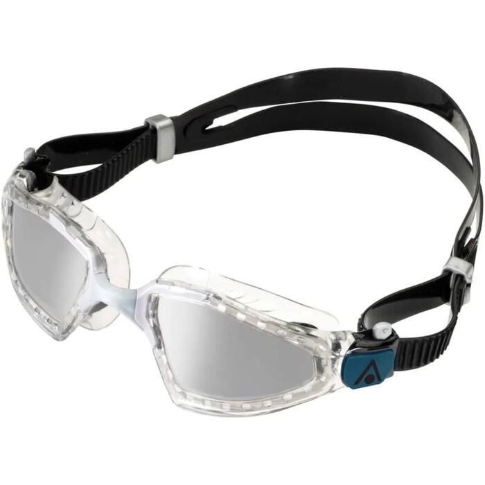 2024 Aquasphere Kayenne Pro Swim Goggles EP3210010LMS - Silver Titanium Mirrored